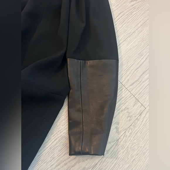Rag and Bone Leather Detail Shift Elegant Dress Size 2 - Picture 3 of 5